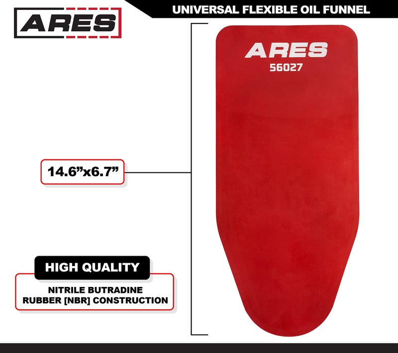 ARES 56027 - Universal Flexible Oil Funnel - Spill-Free Oil Filling - Easy to Use 1-Person Design - Fits Multiple Applications - Image 2